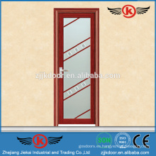 JK-AW9025 de vidrio transparente de aleación de aluminio interior puerta de tocador comercial